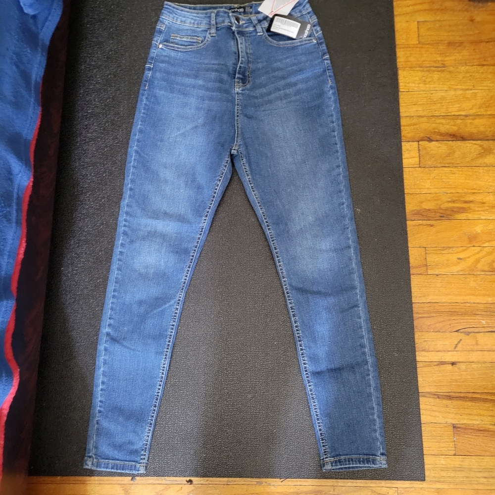 Women's Blue Jeans - Butt Shaper High Rise Skinny Jeans